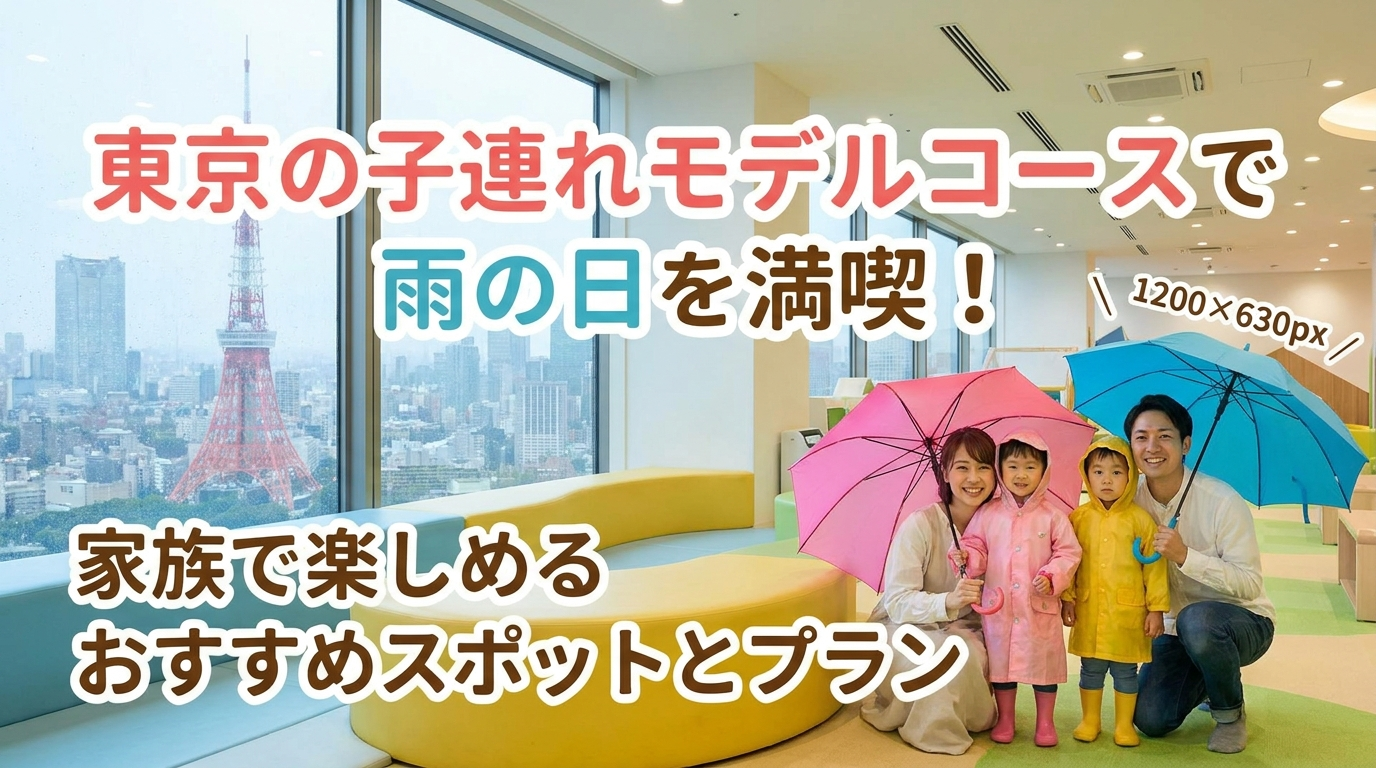 東京の子連れモデルコースで雨の日を満喫！家族で楽しめるおすすめスポットとプラン