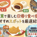 関東で楽しむ日帰り食べ歩き。おすすめスポットを厳選紹介!