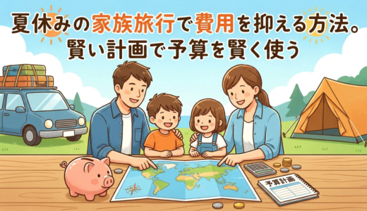 夏休みの家族旅行で費用を抑える方法。賢い計画で予算を賢く使う