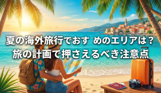 夏の海外旅行でおすすめのエリアは？旅の計画で押さえるべき注意点
