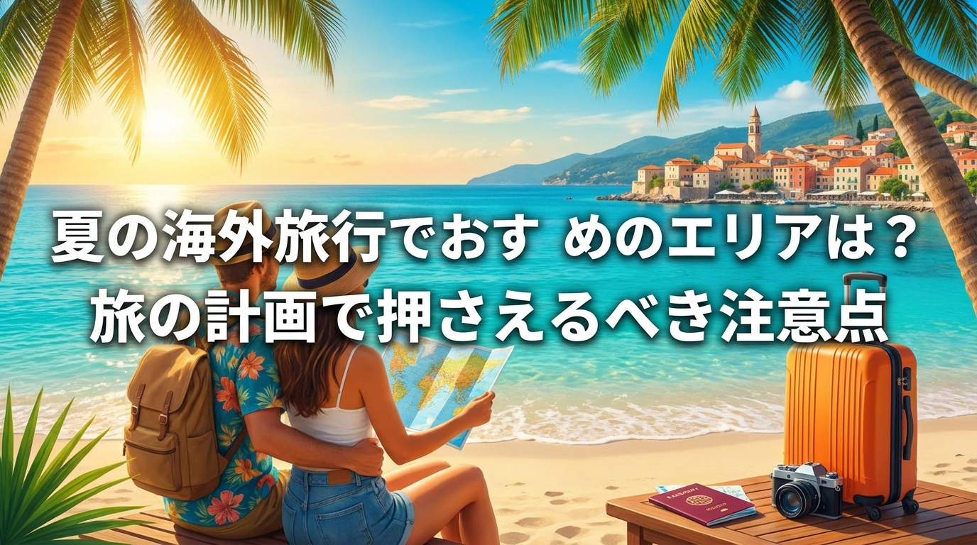 夏の海外旅行でおすすめのエリアは？旅の計画で押さえるべき注意点