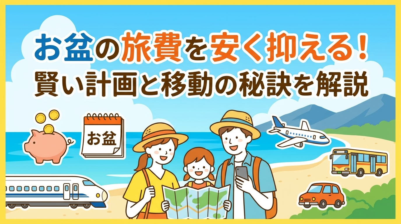 お盆の旅費を安く抑える！賢い計画と移動の秘訣を解説